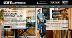 Desktop Screenshot of loftmastering.com