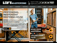 Tablet Screenshot of loftmastering.com